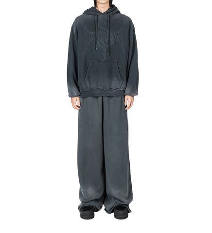 SLOUCH HOODIE METAL SNAKE/BLACK SMOKE