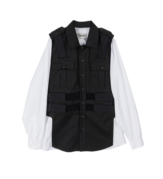BULLETPROOF SHIRT WHITE/BLACK