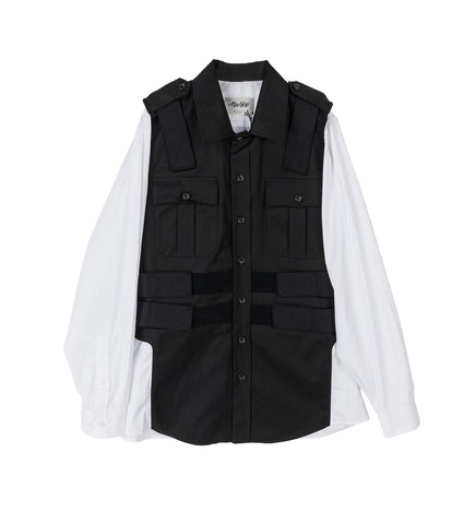 BULLETPROOF SHIRT WHITE/BLACK