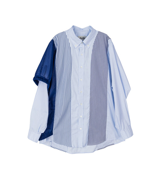 MIX SHIRT ALL UNIQUE WHITE/BLUE 50