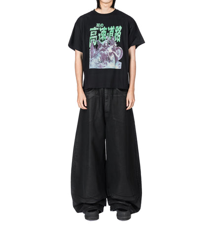 COATED DOUBLE XL JEANS COATED BLACK