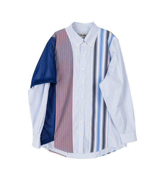 MIX SHIRT ALL UNIQUE WHITE/BLUE 48