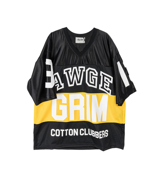 COTTON CLUBBERS FOOTBALL JERSEY BLACK