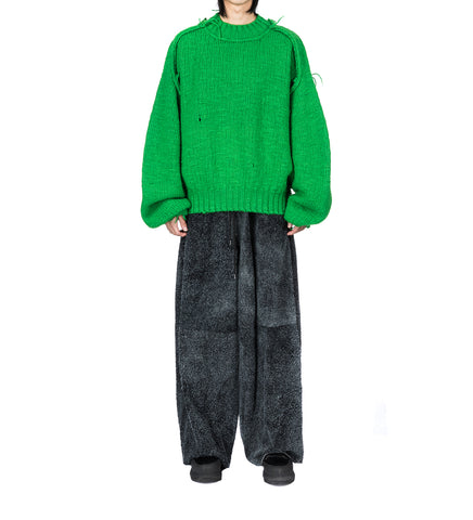KINGPIN KNIT SWEATER NEON GREEN