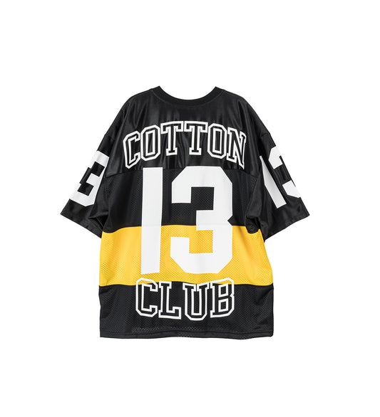 COTTON CLUBBERS FOOTBALL JERSEY BLACK