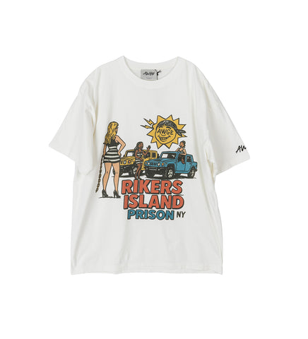 RIKERS ISLAND TEE WHITE