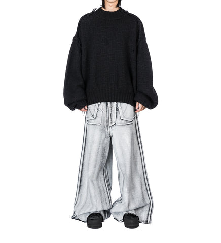 KINGPIN KNIT SWEATER BLACK