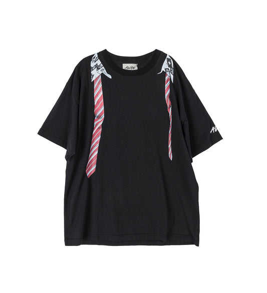 TIE TROMPE SHIRT BLACK