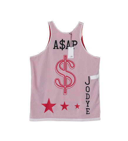 JODYE TANK REVERSIBLE WHITE/RED