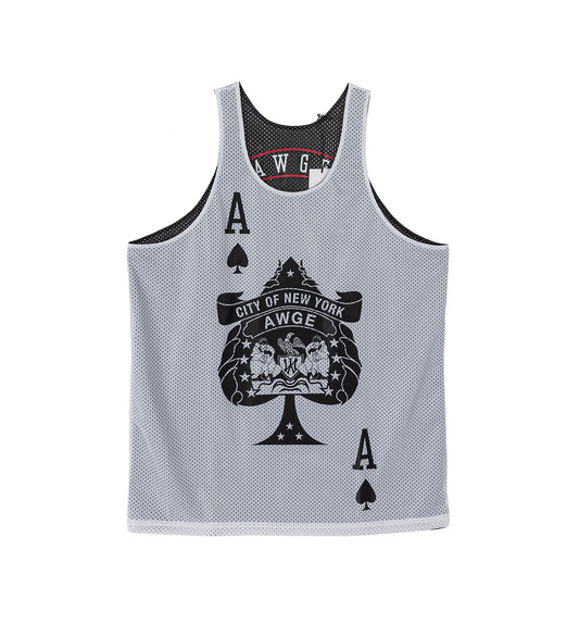 NYC ACES TANK REVERSIBLE WHITE/BLACK