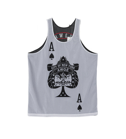 NYC ACES TANK REVERSIBLE WHITE/BLACK