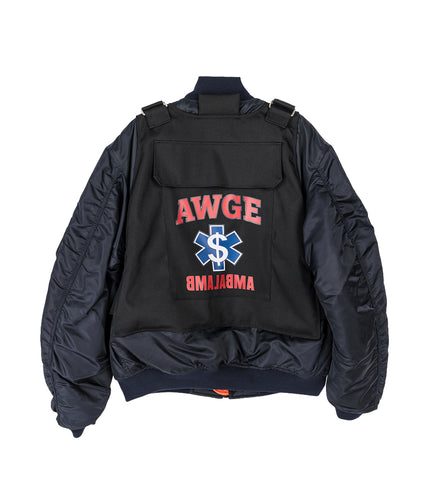 B BOMBER DARK NAVY