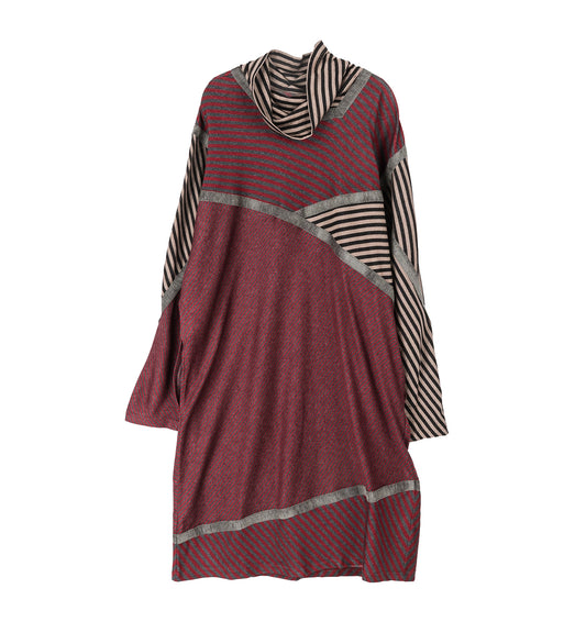 RADAY JERSEY TUNIC GREY&RED