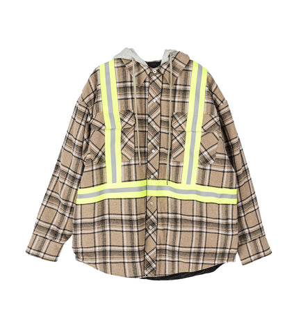 WORKWEAR JACKET 1 FLANNEL BROWN CHECK
