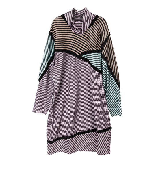 RADAY JERSEY TUNIC LILAC&GREY