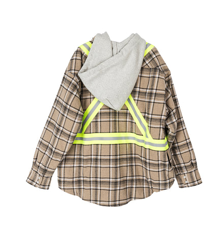 WORKWEAR JACKET 1 FLANNEL BROWN CHECK