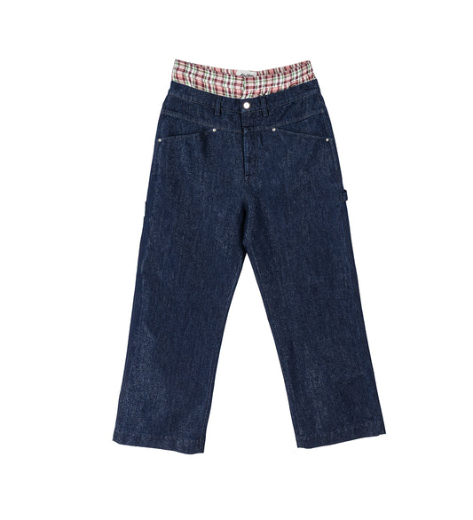 BAGGY 90'S STYLE DENIM JEANS BLUE