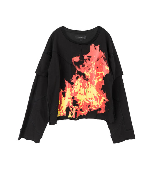 FLAME LONG SLEEVE COAL