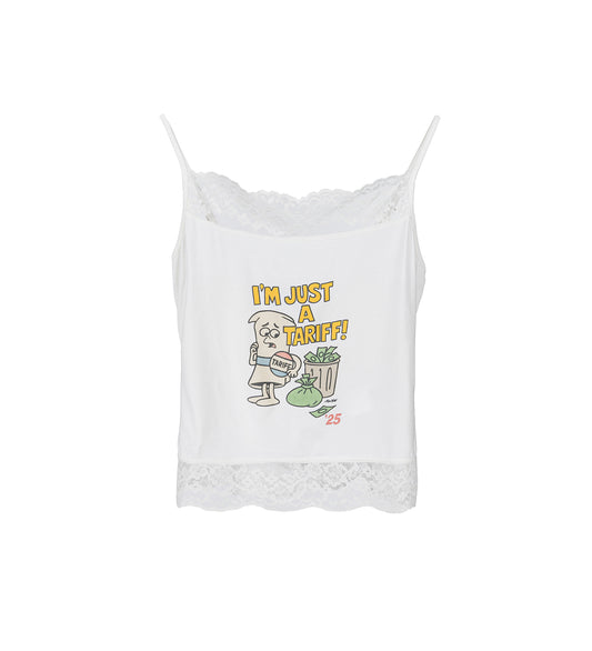 LACE TANK WHITE