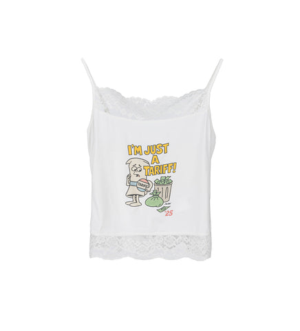 LACE TANK WHITE