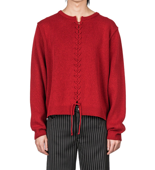 VIPER CARDIGAN RED