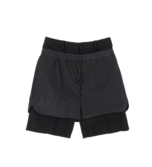 DOUBLE SHORTS BLACK