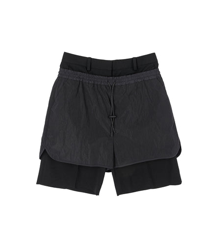 DOUBLE SHORTS BLACK