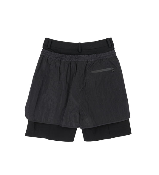 DOUBLE SHORTS BLACK