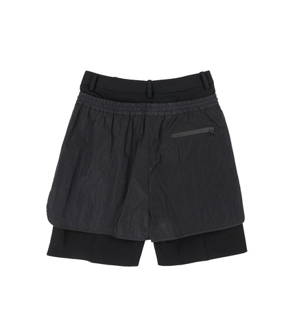 DOUBLE SHORTS BLACK