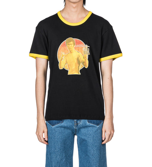 RINGER TEE BLACK
