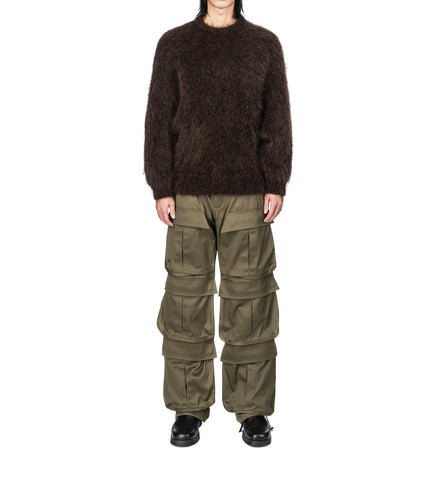 FURRY PULL OVER CHOCOLATE