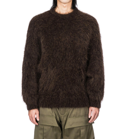 FURRY PULL OVER CHOCOLATE