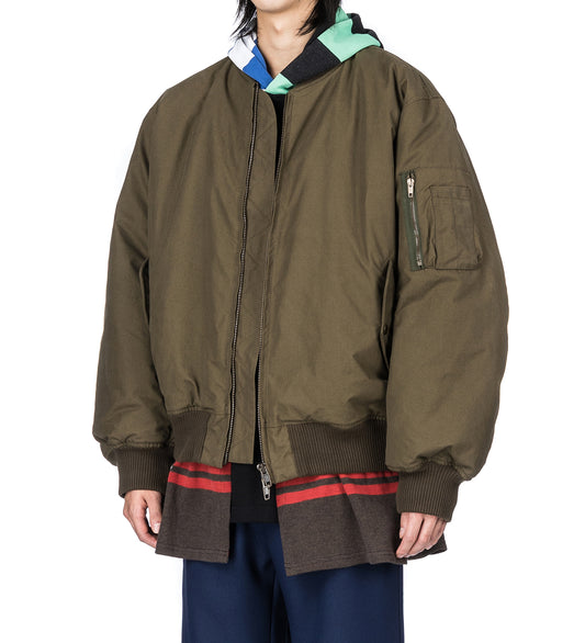 RUGBY SKIRT MA-1 BOMBER GREEN LARGE