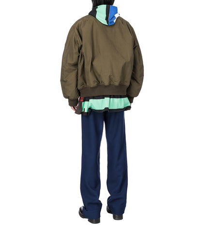 RUGBY SKIRT MA-1 BOMBER GREEN LARGE