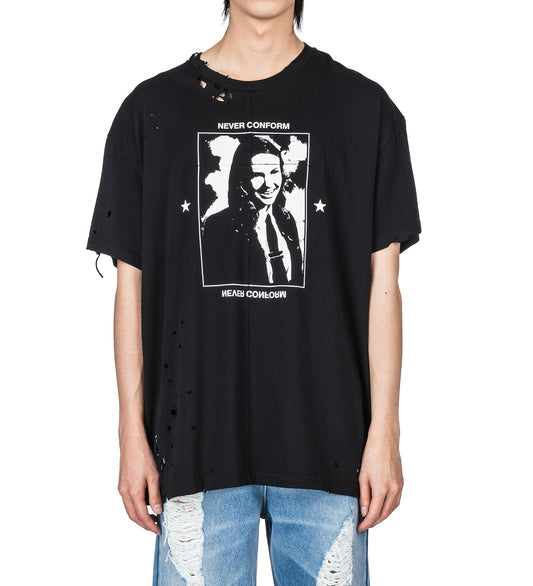 HANNAH TEE SCLERA BLACK