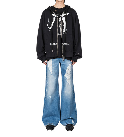 CUL HOODIE SCLERA BLACK