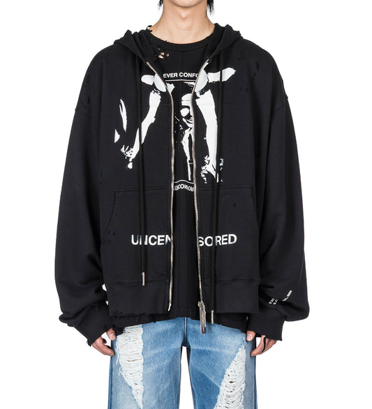 CUL HOODIE SCLERA BLACK