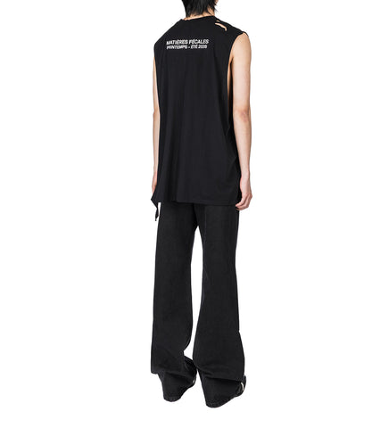 FETISCHE CUT OFF TANK SCLERA BLACK