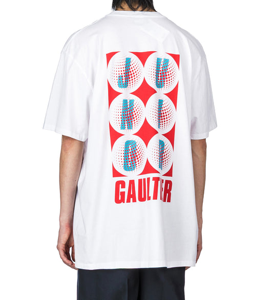 TEE-SHIRT PRINTED JUNIOR GAULTIER WHITE/RED/BLUE