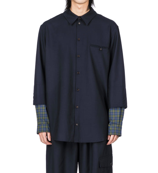 BLOU SHIRT TROPICAL NAVY