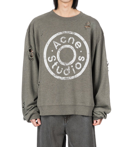 TOKEN LOGO SWEATSHIRT MOSS GREEN