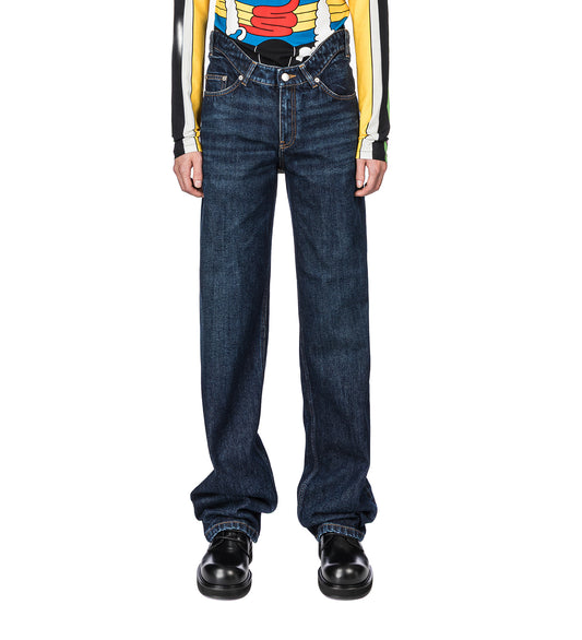 STRAIGHT LEG DENIM PANT INDIGO