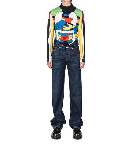 STRAIGHT LEG DENIM PANT INDIGO