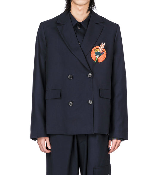 MOTIF BLAZER TROPICAL NAVY