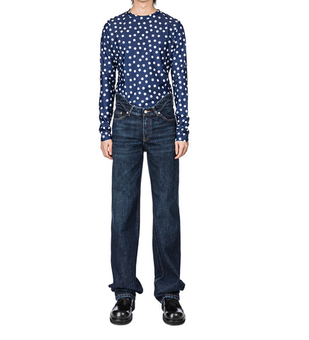 STRAIGHT LEG DENIM PANT INDIGO