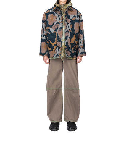 DART DENIM PANTS WALNUT