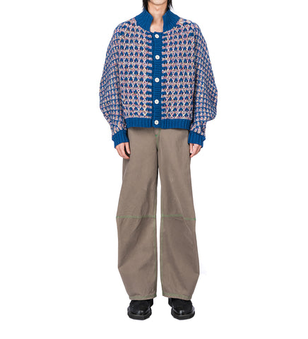 DART DENIM PANTS WALNUT