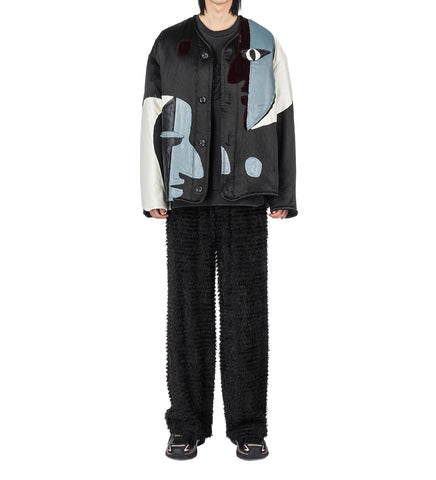 SHAGGY RELAXED LOUNGE PANT BLACK