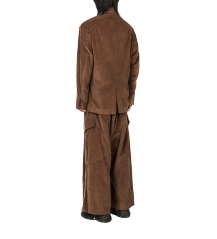 JORDANLUCA BULLDOG JACKET BROWN