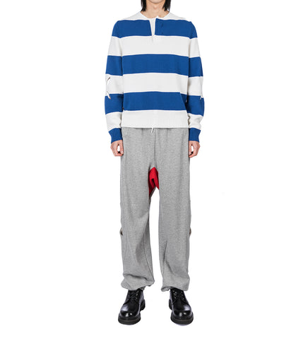 SLASHED JOGGERS GREY